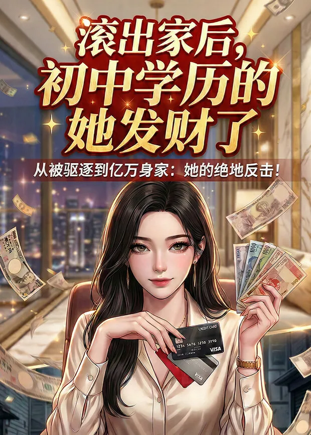 滚出家后,初中学历的她发财了