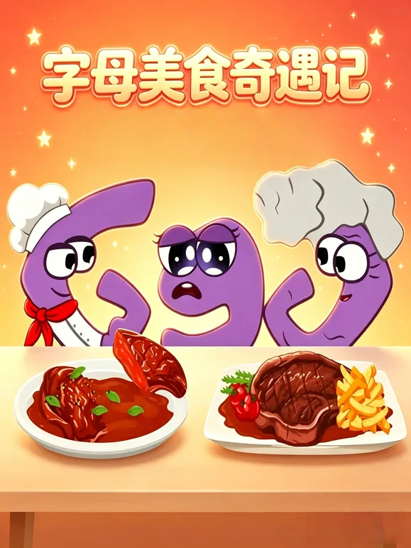 字母美食奇遇记